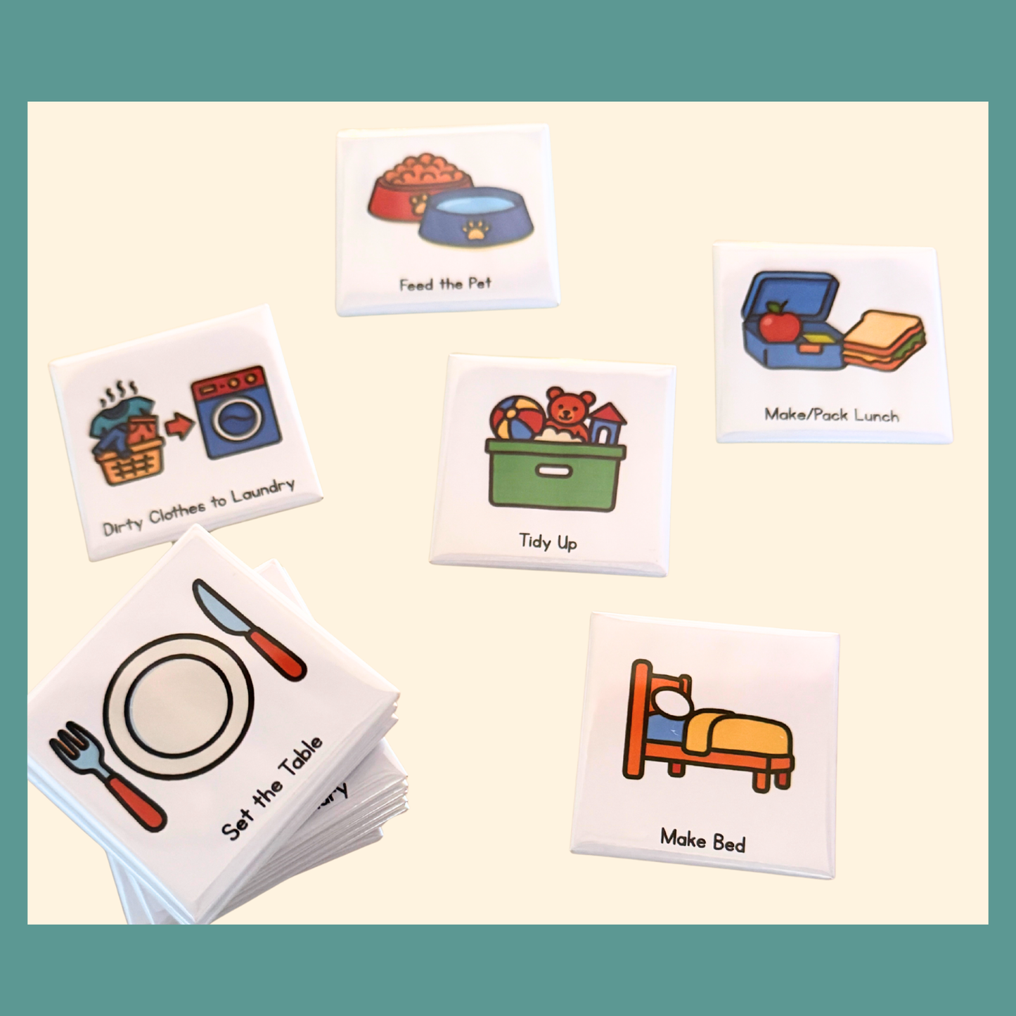 MagMates - Home Tasks Magnet Set