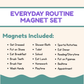 MagMates - Everyday Routine Magnet Set